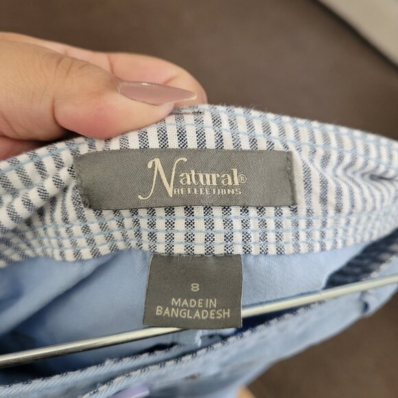 Natural Reflections Sky Blue Chino Shorts - Picture 7 of 7